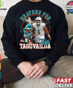 Prayers for tua tagovallua Dolphins shirt