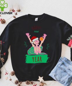 Preppy Skeleton Happy New Year T shirt