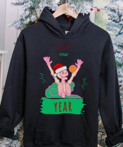 Preppy Skeleton Happy New Year T hoodie, sweater, longsleeve, shirt v-neck, t-shirt