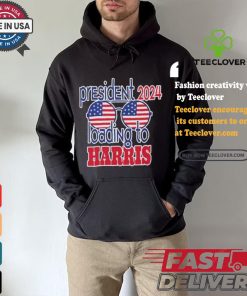 President 2024 Loading to Harris america glasses harris walz T shirt