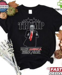 President Donald Trump 2024 MAKE AMERICA GREAT AGAIN THUMBS UP Shirt