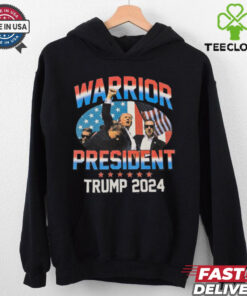 President Donald Trump WARRIOR PRESIDENT FIGHT FOR AMERICA Rally Shooting Shirt