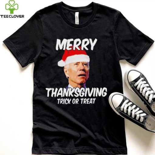 President Joe Biden Merry Thanksgiving trick or treat hoodie, sweater, longsleeve, shirt v-neck, t-shirt