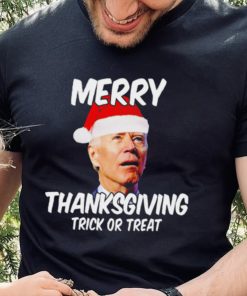 President Joe Biden Merry Thanksgiving trick or treat hoodie, sweater, longsleeve, shirt v-neck, t-shirt