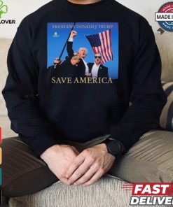 President Trump Save America 2024 T shirt