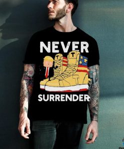 President Trump Sneakers Never Surrender Shirt