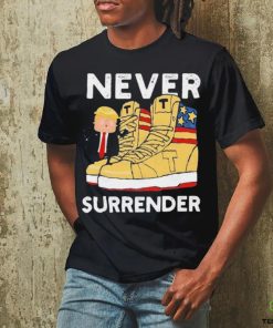 President Trump Sneakers Never Surrender Shirt