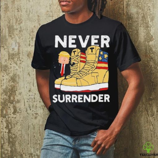 President Trump Sneakers Never Surrender Shirt