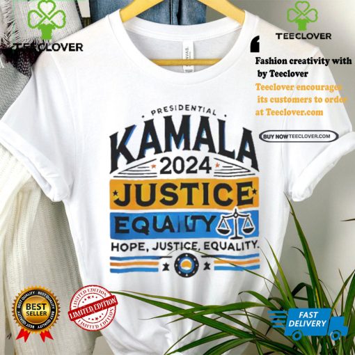 Presidential Kamala 2024 hope justice equality shirt