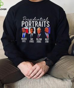 Presidential Portraits Trump Obama Bush 2024 T Shirt