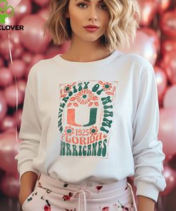 Pressbox Miami Hurricanes White Harmony T Shirt