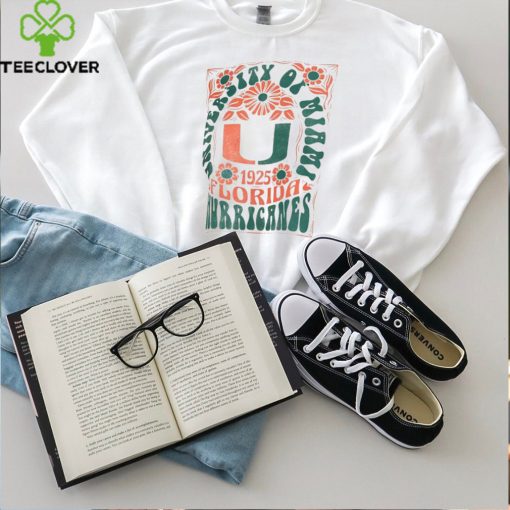 Pressbox Miami Hurricanes White Harmony T Shirt