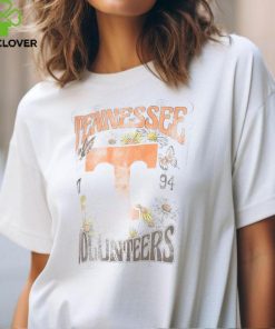 Pressbox Tennessee Volunteers White Woodstock T Shirt