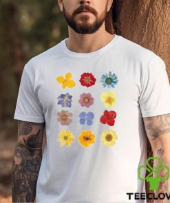 Pressed Flowers T Shirt Wildflower Shirt Motivation Classic Unisex