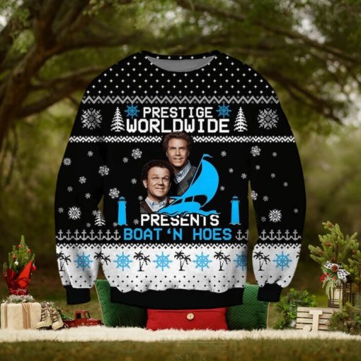 Prestige Worldwide Presents Boat’N Hoes 3D Ugly Christmas Sweater For Men And Women
