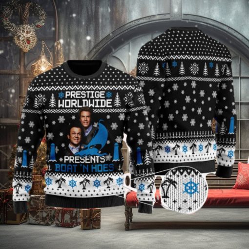 Prestige Worldwide Presents Boat’N Hoes Sweater Ugly Christmas Sweater Xmas Gifts