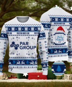 Preston North End F.C Ugly Christmas Sweater Ideal Gift For Fans
