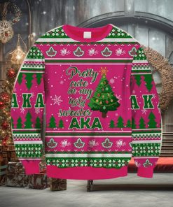 Pretty Cute In My Ugly Ugly Knitted Whiskey Christmas 3D Sweater For Men And Women