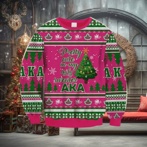 Pretty Cute In My Ugly Ugly Knitted Whiskey Christmas 3D Sweater For Men And Women