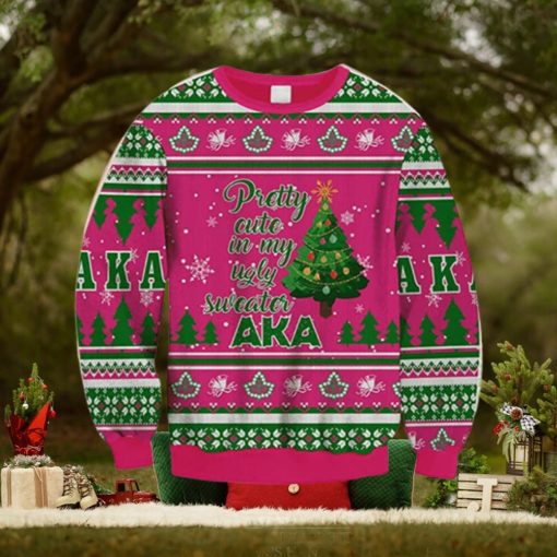 Pretty Cute In My Ugly Ugly Knitted Whiskey Christmas 3D Sweater For Men And Women