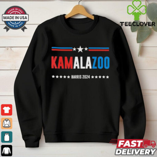 Pretty Kamalazoo Kamala Harris 2024 Political Sayings Harris Madam President T Shirt