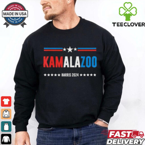 Pretty Kamalazoo Kamala Harris 2024 Political Sayings Harris Madam President T Shirt