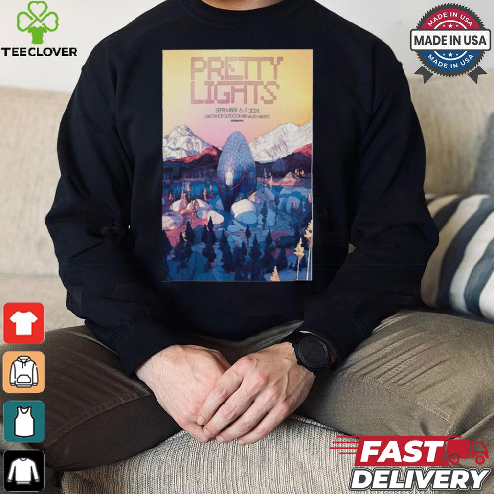 Pretty Lights At Lake Tahoe Outdoor Arena At Harveys In Stateline, NV On Sept 6 7 2024 Poster Shirt Pretty Lights At Lake Tahoe Outdoor Arena At Harveys In Stateline, NV On Sept 6 7 2024 Poster Shirt