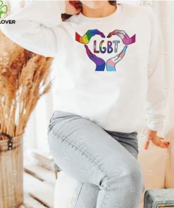 Pride Month Rainbow Hand Shirt