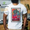 Sea Blue Sugar Skull With Flowers T Shirt Sea Blue Sugar Skull With Flowers T Shirt