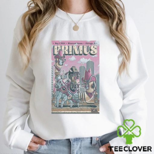 Primus chicago il may 1 2024 tour hoodie, sweater, longsleeve, shirt v-neck, t-shirt