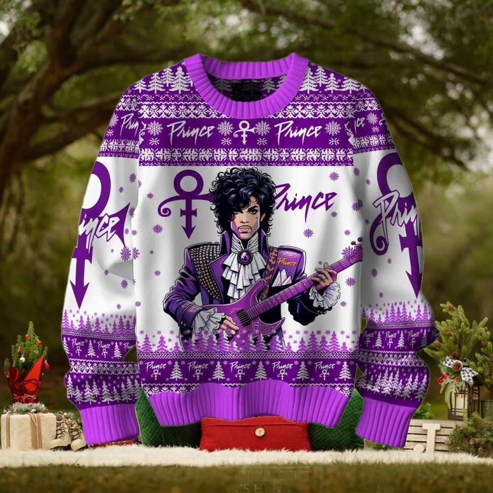 Prince Best The Guitar Limited Edition Ugly Sweater Prince Best The Guitar Limited Edition Ugly Sweater
