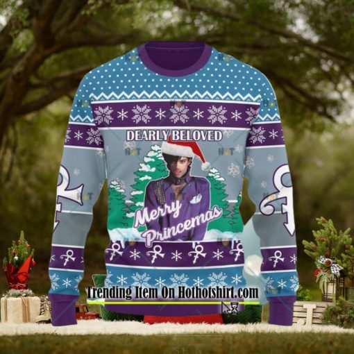 Prince Dearly Beloved Merry Princemas Ugly Christmas Sweater
