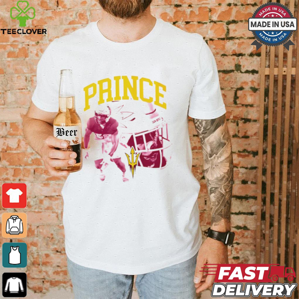Prince Dorbah Arizona State Sun Devils helmet shirt Prince Dorbah Arizona State Sun Devils helmet shirt