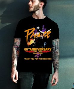 Prince Rogers Nelson 66th Thank You For The Memories Signature T Shirt