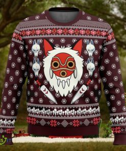 Princess Mononoke Cute Ugly Christmas Sweater Christmas Gift For Family