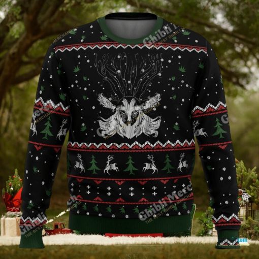 Princess Mononoke Forest Spirit Ugly Christmas Sweater