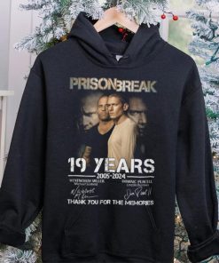 Prison Break 19 Years 2005 2024 Wentworth Miller Thank You For The Memories T Shirt