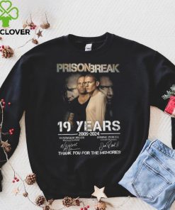 Prison Break 19 Years 2005 2024 Wentworth Miller Thank You For The Memories T Shirt