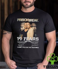 Prison Break 19 Years Of 2005 2024 Thank You For The Memories Signatures shirt 2 Prison Break 19 Years Of 2005 2024 Thank You For The Memories Signatures shirt