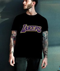Pro Standard Men's Los Angeles Lakers Blue Chenille T Shirt
