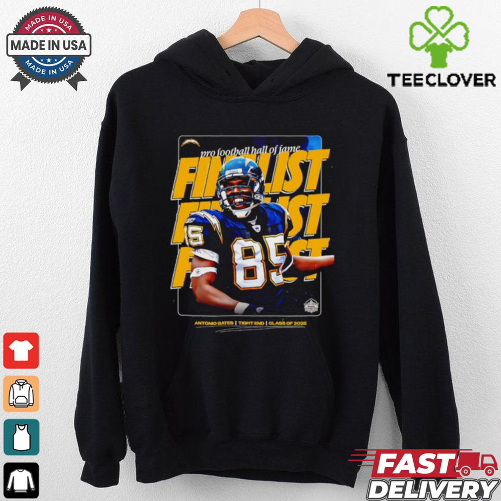 Pro football Hall of Fame Antonio Gates tight end class of 2025 shirt Pro football Hall of Fame Antonio Gates tight end class of 2025 shirt