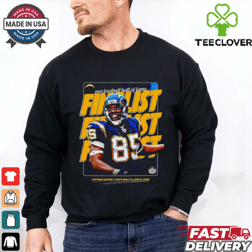 Pro football Hall of Fame Antonio Gates tight end class of 2025 shirt Pro football Hall of Fame Antonio Gates tight end class of 2025 shirt