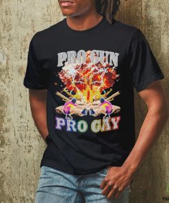 Pro gun pro gay hoodie, sweater, longsleeve, shirt v-neck, t-shirt