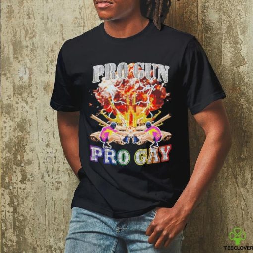 Pro gun pro gay hoodie, sweater, longsleeve, shirt v-neck, t-shirt