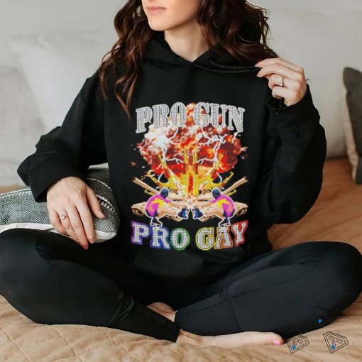 Pro gun pro gay hoodie, sweater, longsleeve, shirt v-neck, t-shirt