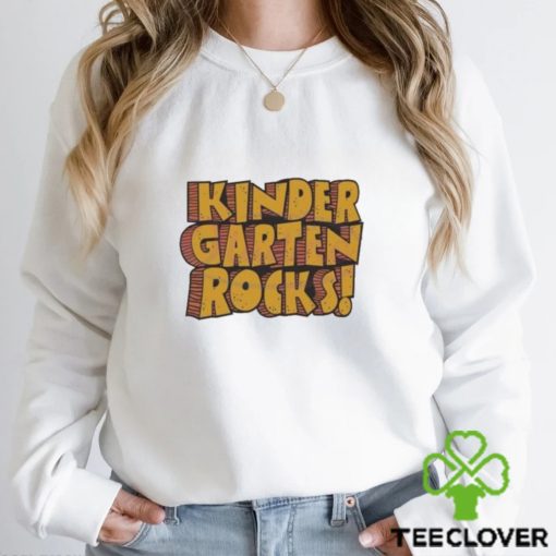 Product kindergarten rocks back to school hoodie, sweater, longsleeve, shirt v-neck, t-shirt