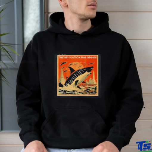 Product the revolution has begun orca hoodie, sweater, longsleeve, shirt v-neck, t-shirt