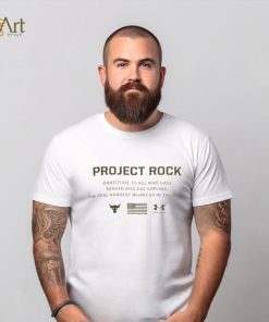 Project Rock Veterans Day T Shirt