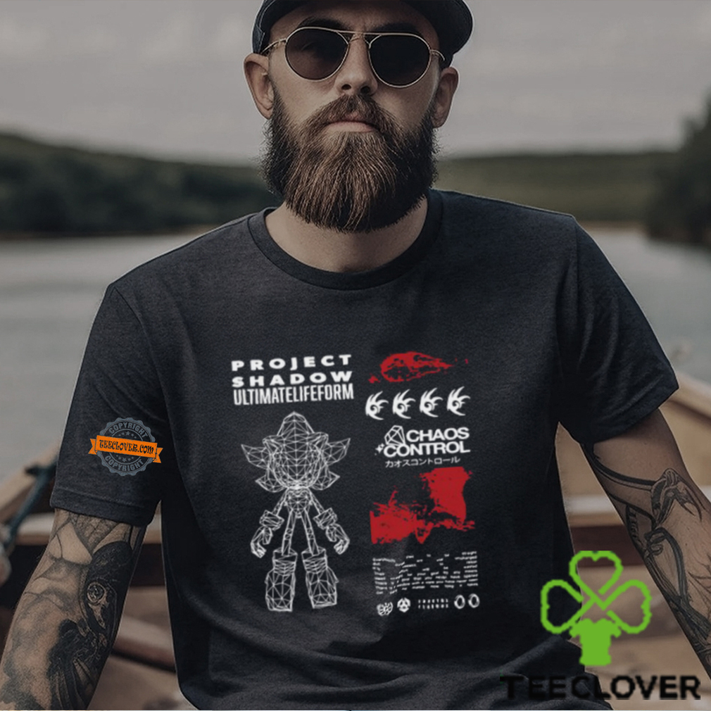 Project Shadow Ultimate Lifeform Chaos Control Shirt Project Shadow Ultimate Lifeform Chaos Control Shirt