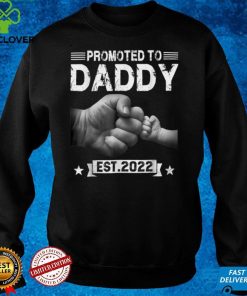 Promoted To Daddy Est.2022 Retro Fathers Day New Dad T Shirt 2 Promoted To Daddy Est.2022 Retro Fathers Day New Dad T Shirt